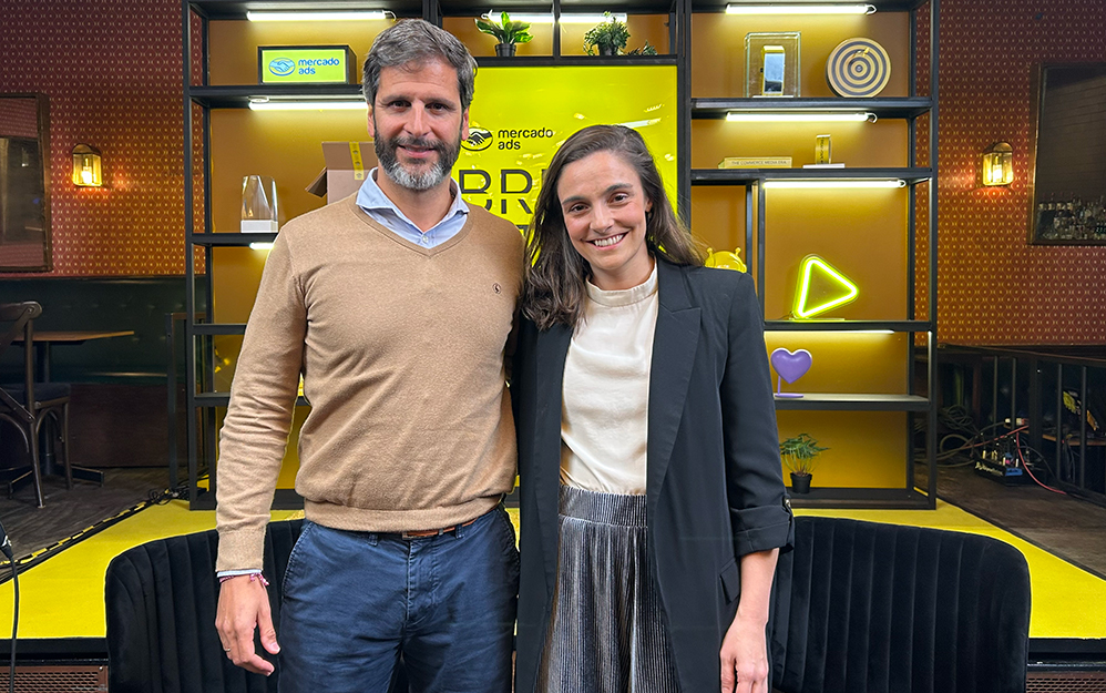 <p data-pm-slice="1 1 []">Jesús Moreno Sosa, VP sénior de Mercado Ads, y Luiza Gurgel, directora de Marketing para Mercado Ads y Sellers</p>