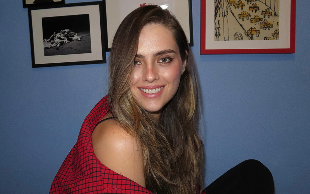 Productora mexicana Itzel Sierra fundadora de The Pink Gaffer Club en el Festival Internacional de Cine de Morelia FICM.